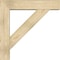 Ekena Millwork Traditional Block Rough Sawn Bracket w/ Offset Brace, Douglas Fir, 8"W x 38"D x 38"H BKT0806X38X38TRA05RDF - alternate 2